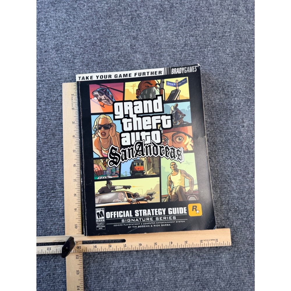 BradyGames GTA San Andreas Official Strategy Guide PS2 Vintage 2004 Rockstar - Picture 2 of 5